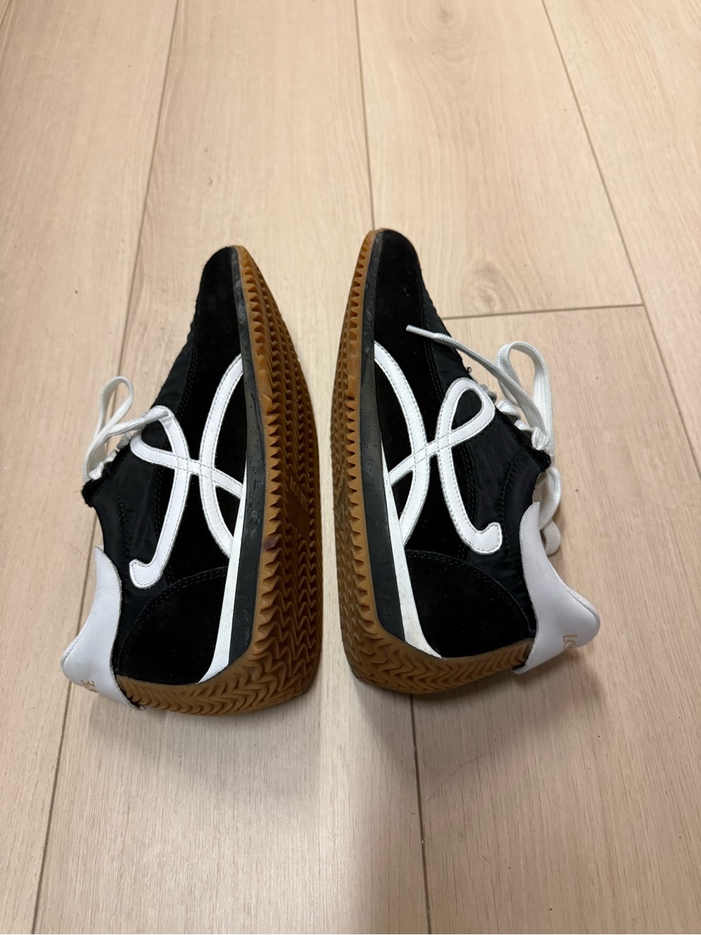 Loewe Black & White Ballet Runner with Gum Sole - Picture 2 of 5